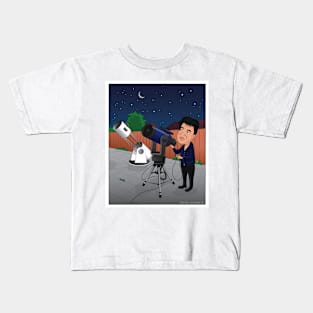 The Backyard Astronomer Kids T-Shirt